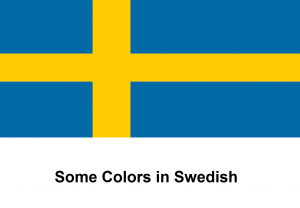 Some Colors in Swedish